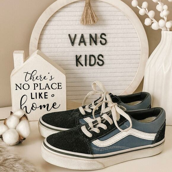 Vans Old Skool Sneakers in Blue Sz. 2 - Picture 1 of 5